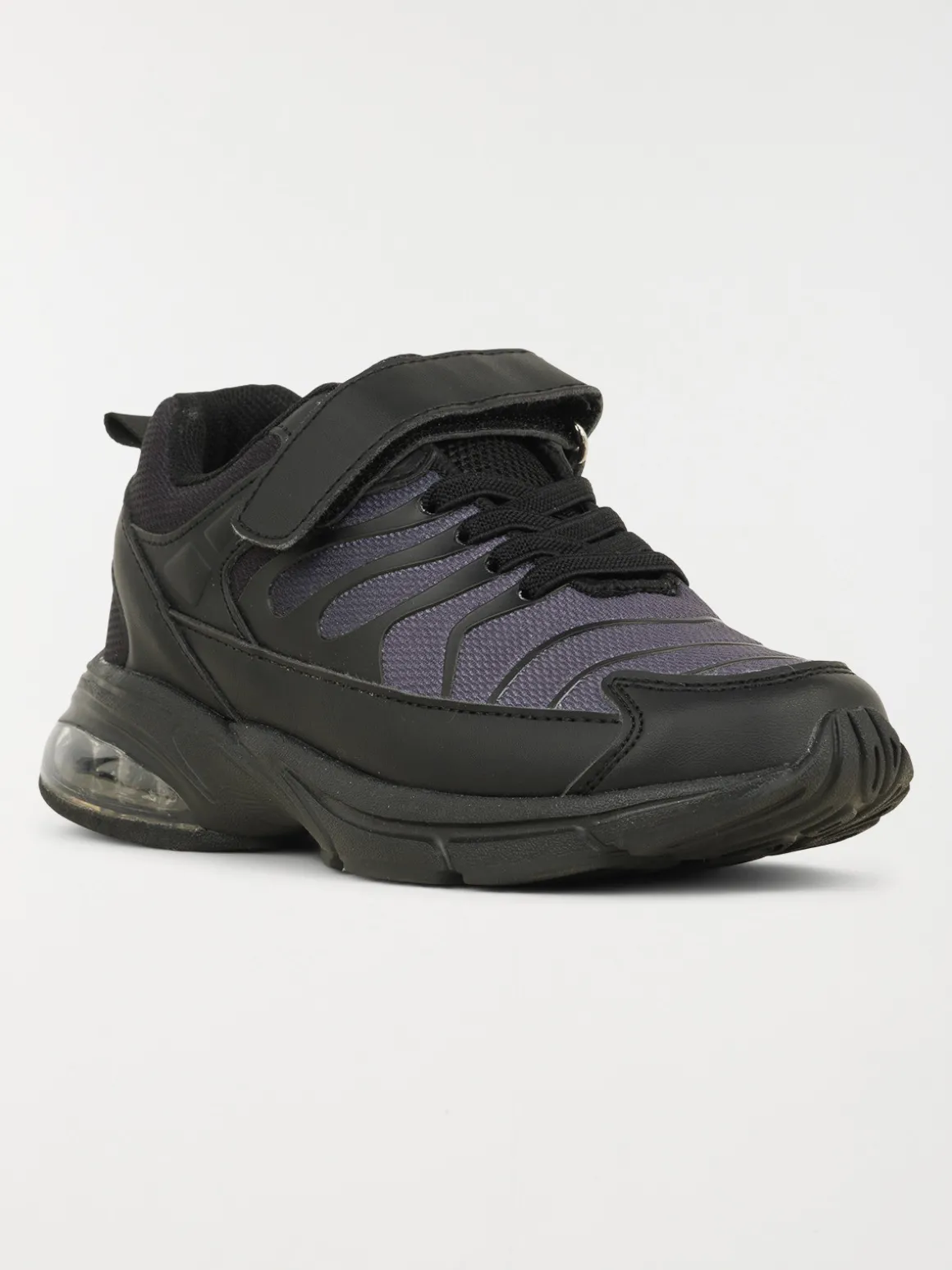 Baskets de sport noires garçon (31-39)