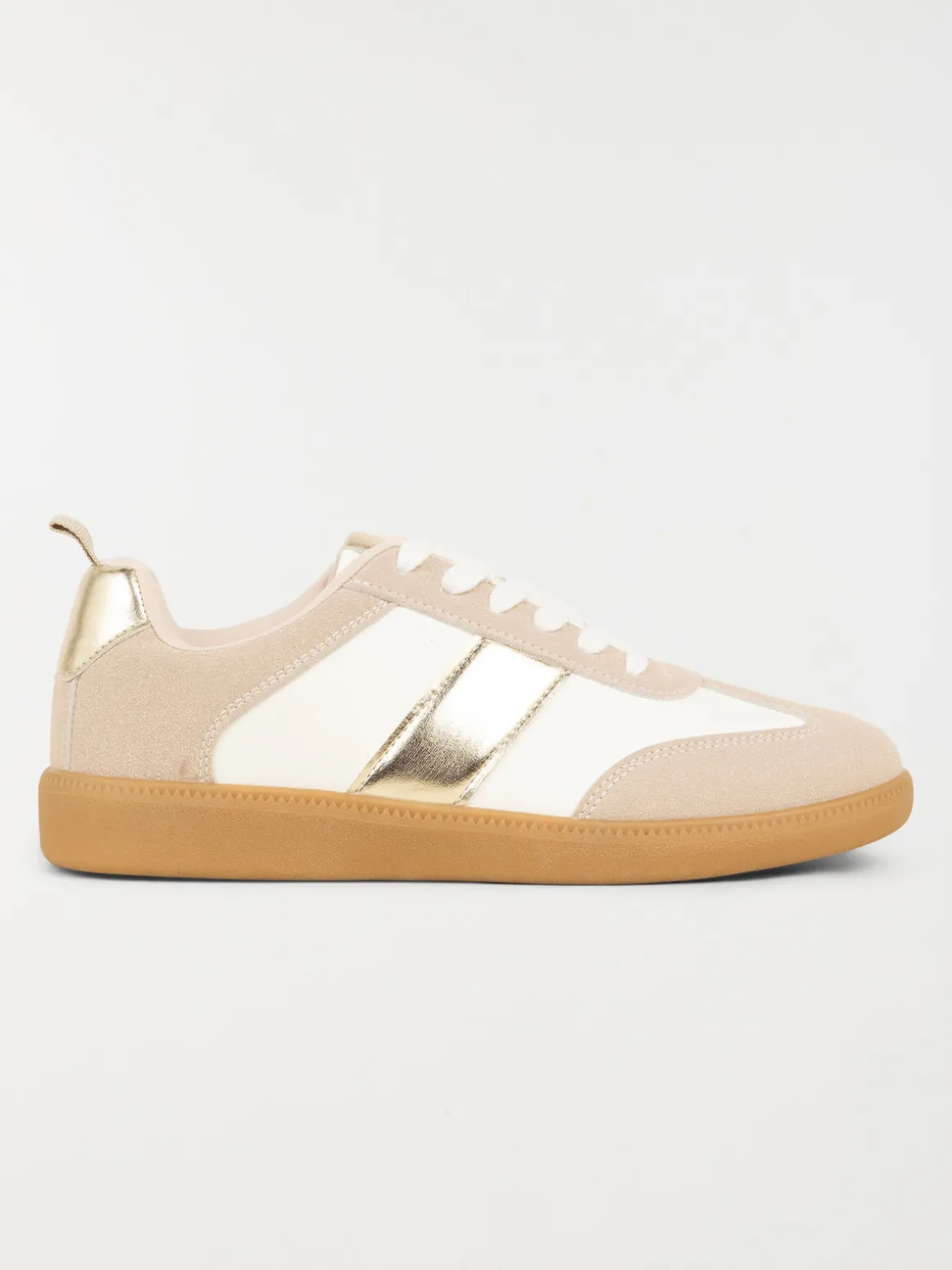 Baskets détails dorés femme (36-41)