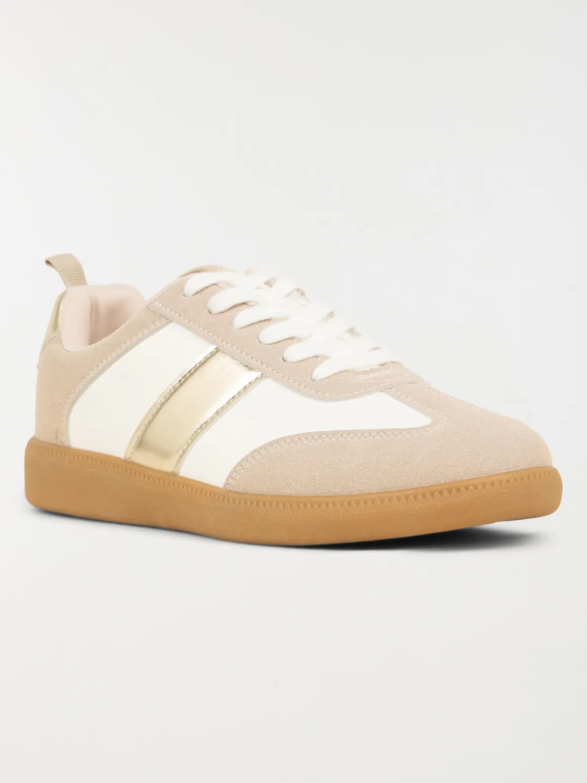 Baskets détails dorés femme (36-41)