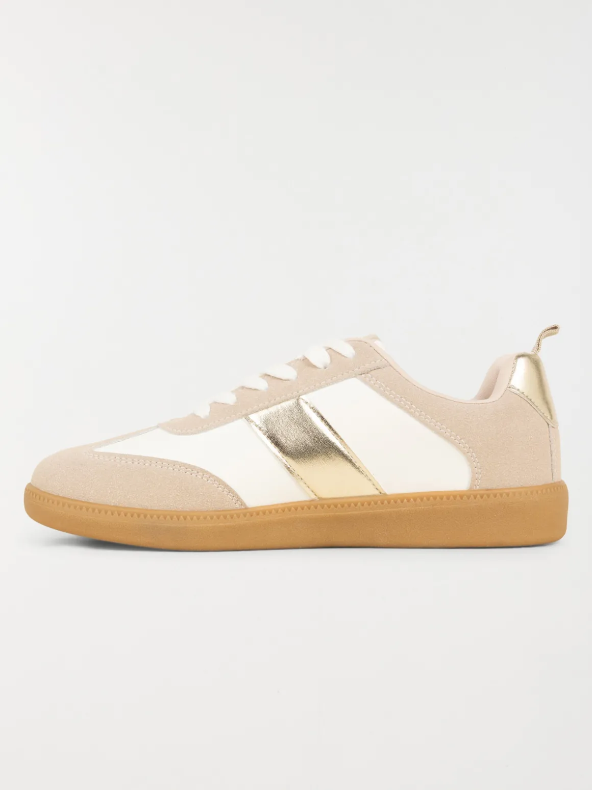 Baskets détails dorés femme (36-41)