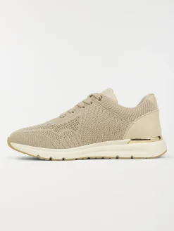 Baskets femme beige irisé (36-41)