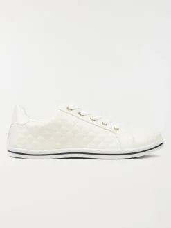 Baskets femme blanches à lacet (36-41)