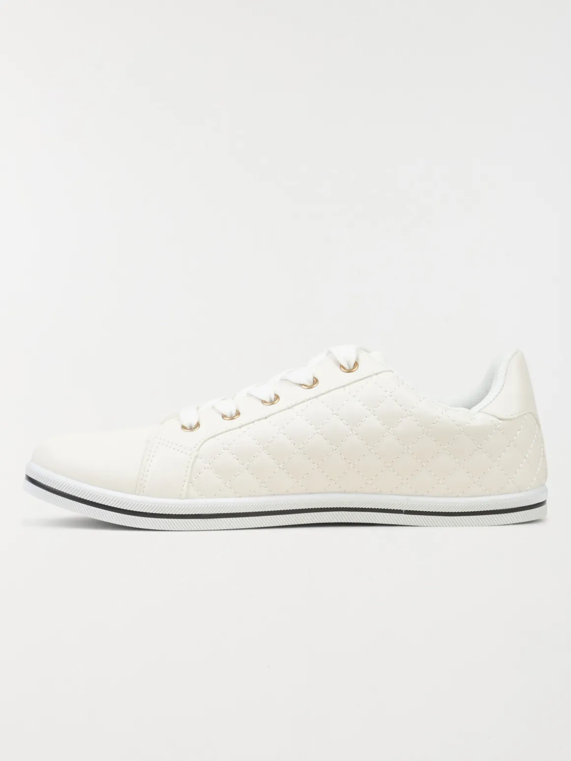 Baskets femme blanches à lacet (36-41)