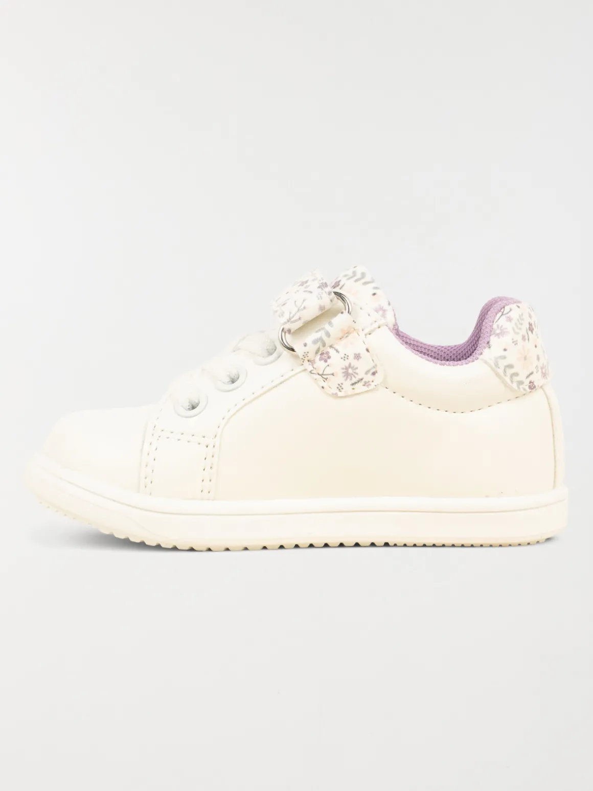 Baskets fleuries et coeur fille (20-23)