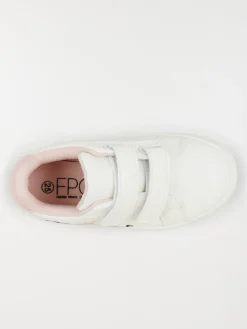 Baskets fleurs brodées fille (24-30)