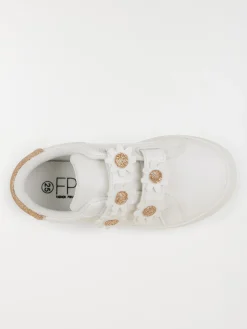 Baskets fleurs 3D scratchs fille (24-30)