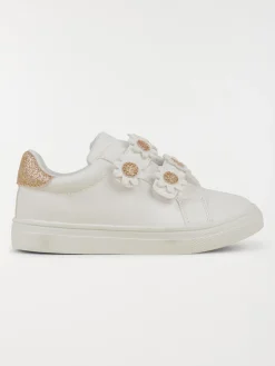 Baskets fleurs 3D scratchs fille (24-30)