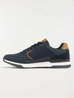 Baskets lacets homme marine (40-46)