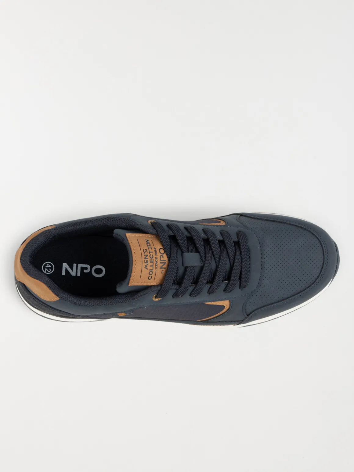 Baskets lacets homme marine (40-46)