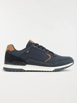 Baskets lacets homme marine (40-46)