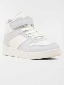 Baskets montantes blanches femme (36-41)