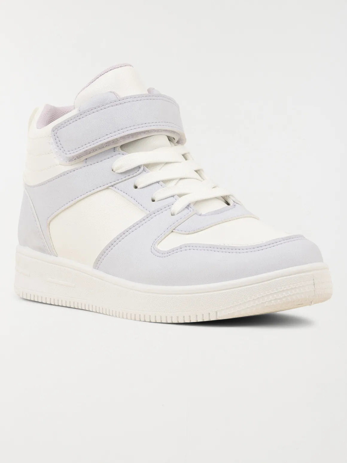 Baskets montantes blanches femme (36-41)