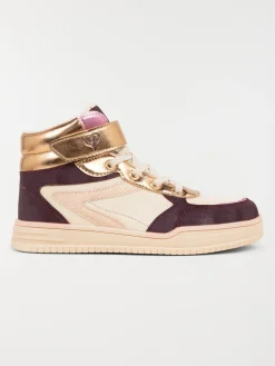 Baskets montantes coeur fille (31-37)