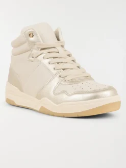 Baskets montantes femme blanc (36-41)