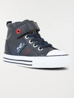 Baskets montantes garçon navy (24-30)