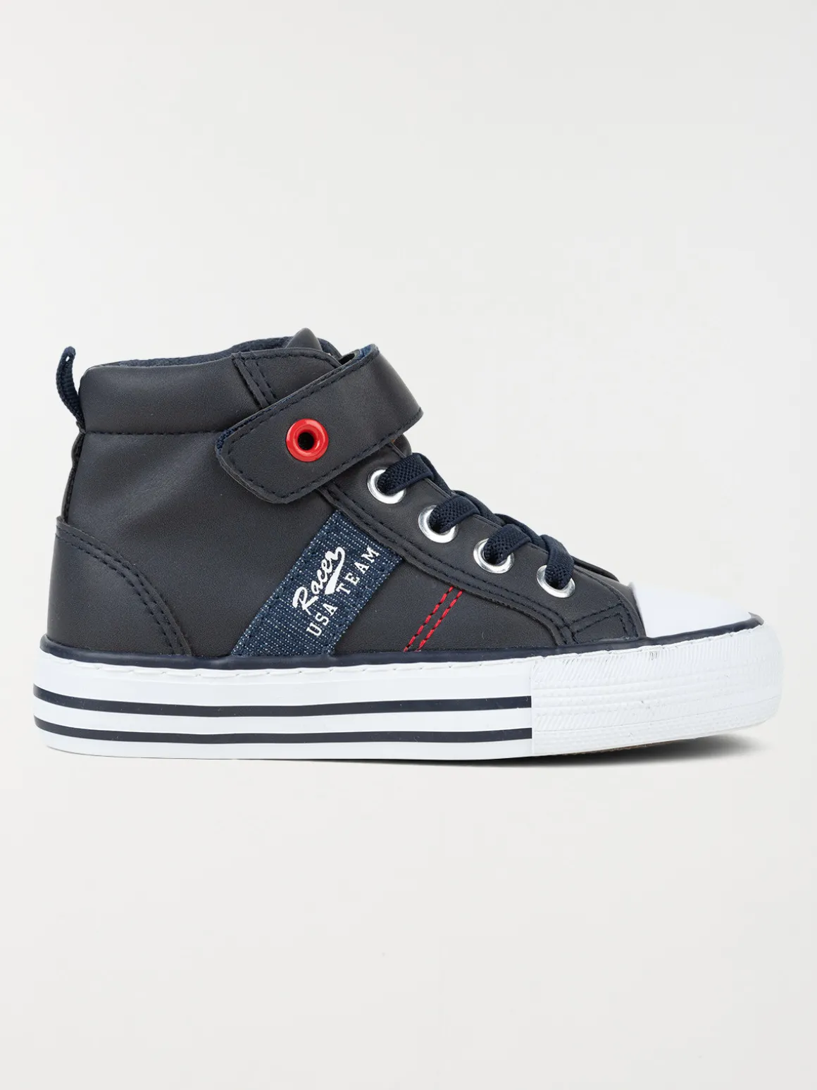 Baskets montantes garçon navy (24-30)