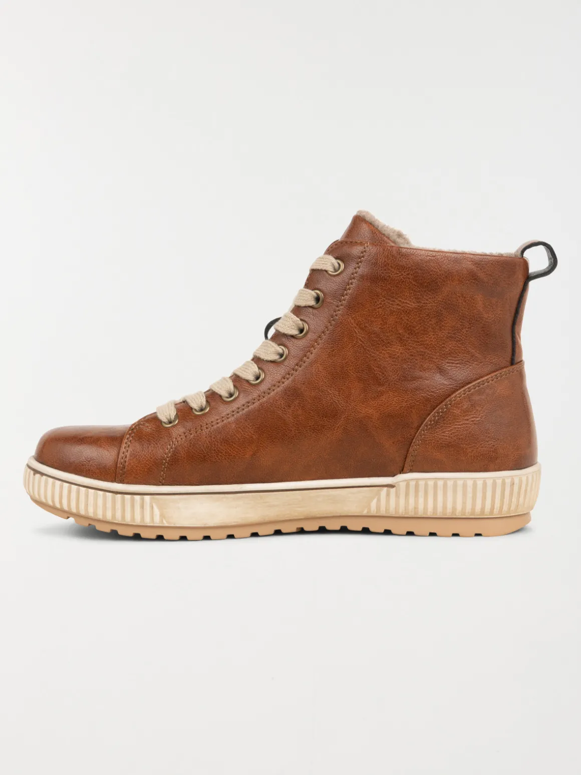 Baskets montantes zippées femme (36-41)
