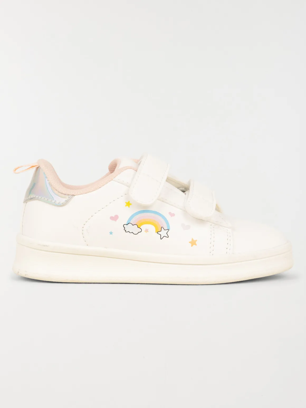 Baskets motif arc-en-ciel fille (24-30)