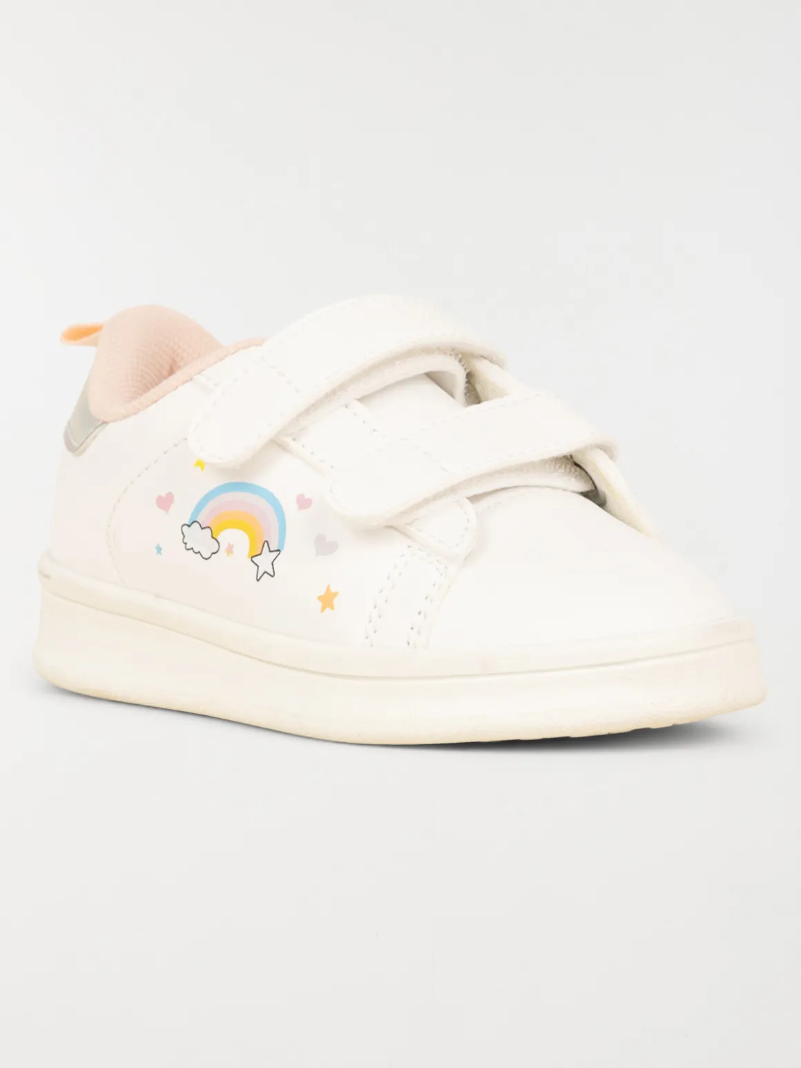 Baskets motif arc-en-ciel fille (24-30)