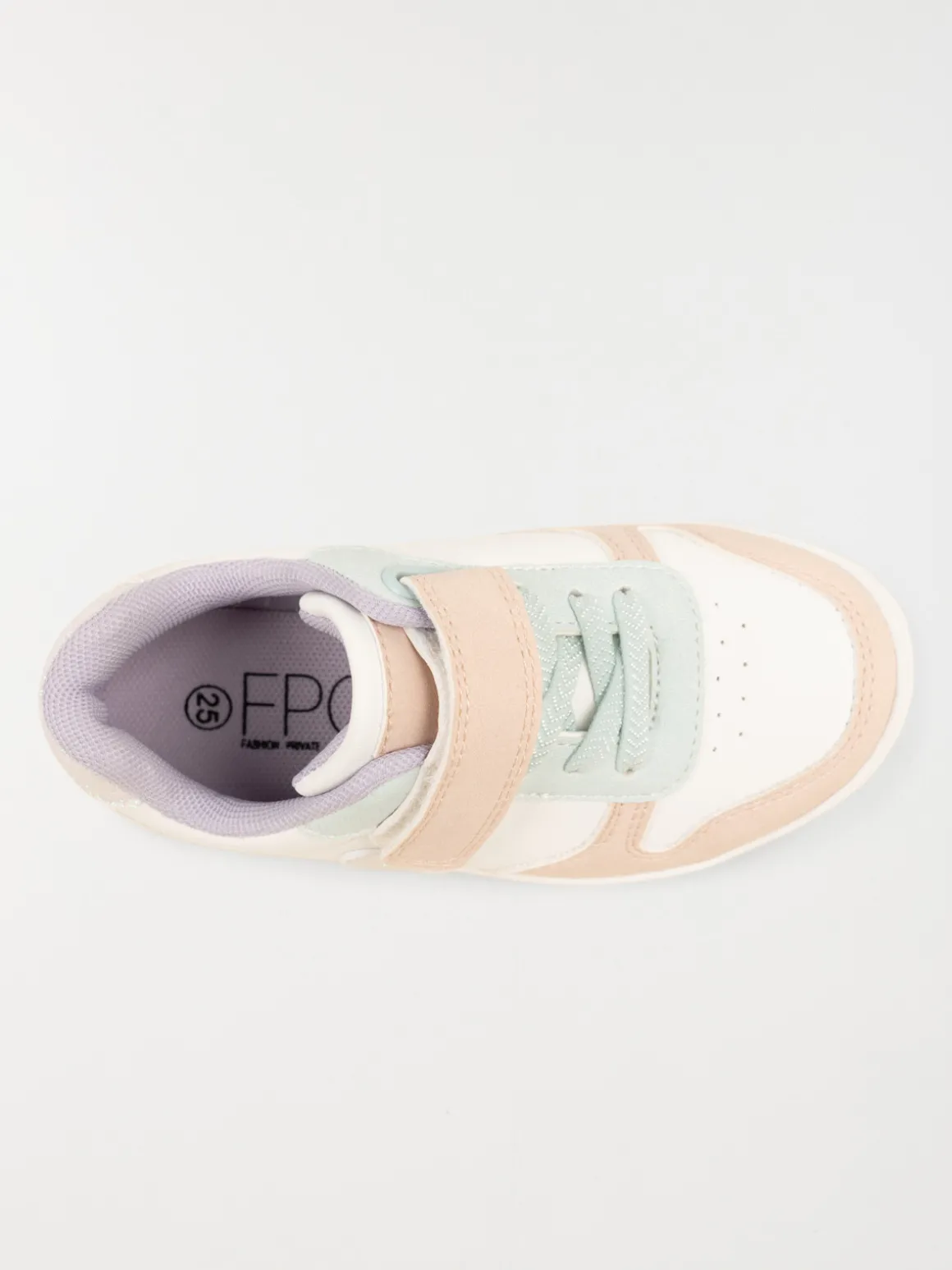Baskets multicolores coeur fille (24-30)
