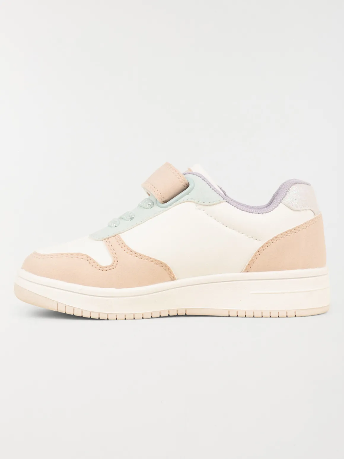 Baskets multicolores coeur fille (24-30)