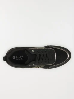 Baskets noires à lacet femme (36-41)