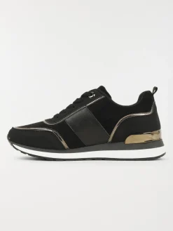 Baskets noires à lacet femme (36-41)