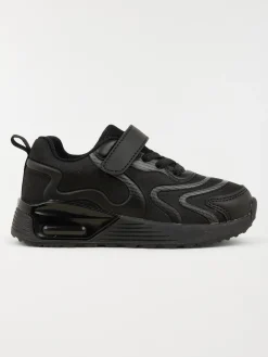 Baskets noires de sport garçon (24-30)
