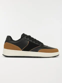 Baskets noires et marrons homme (40-46)