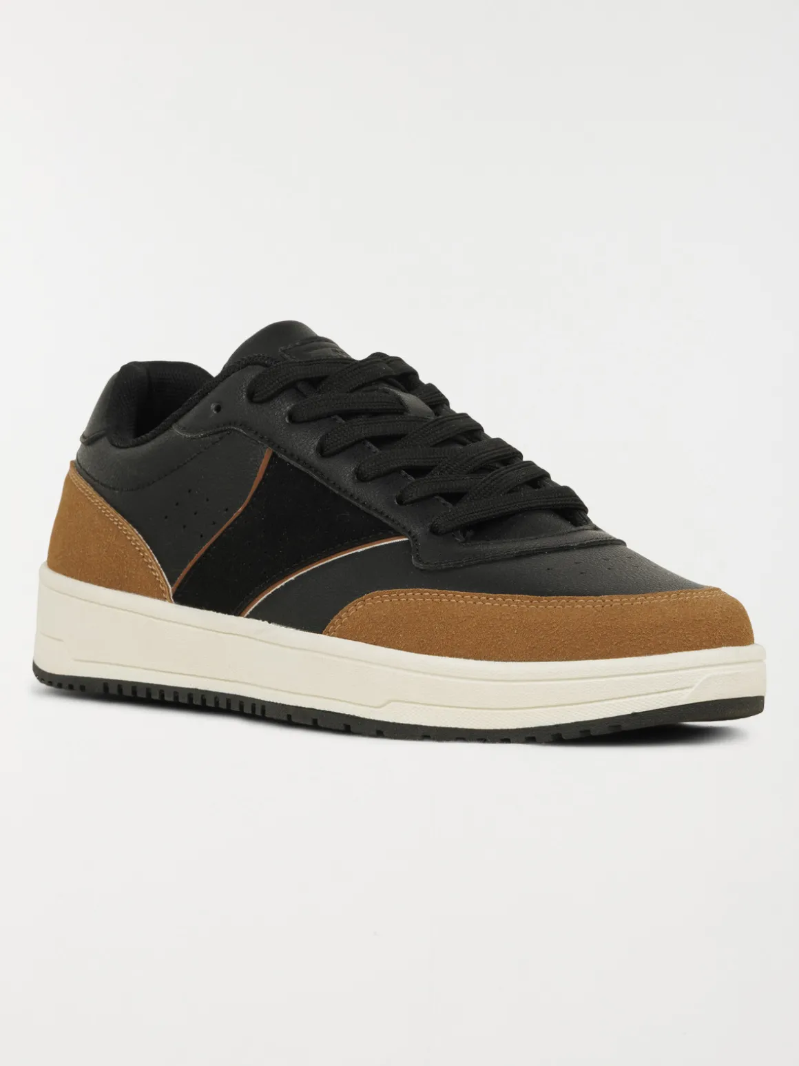 Baskets noires et marrons homme (40-46)