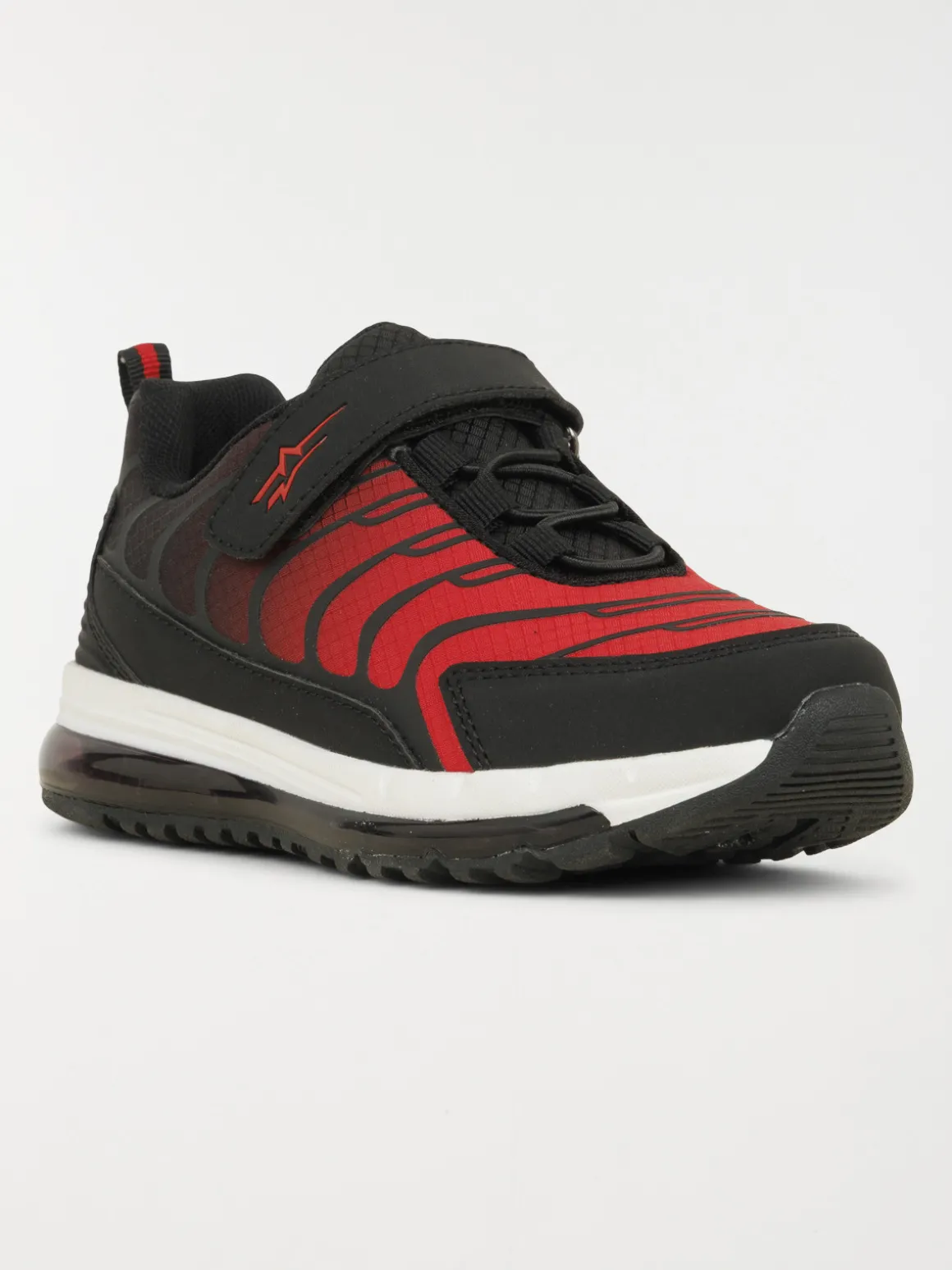 Baskets noires et rouges garçon (31-39)