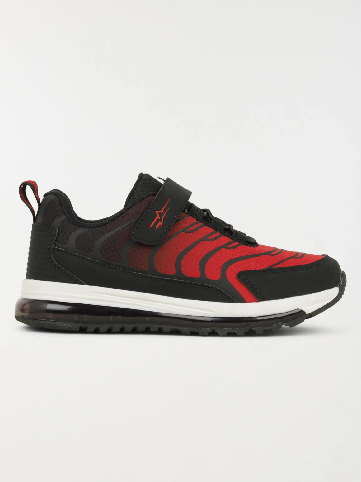 Baskets noires et rouges garçon (31-39)