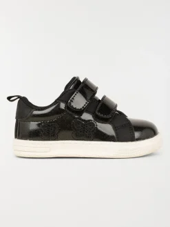 Baskets noires papillons fille (19-23)