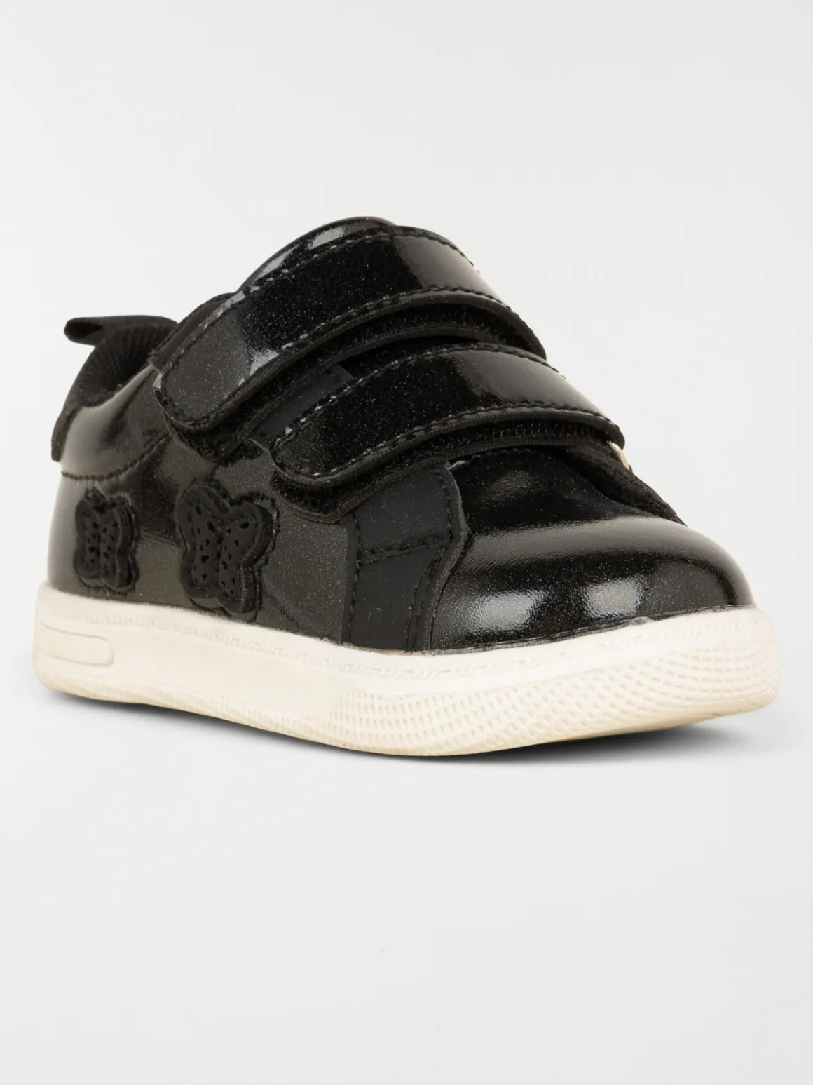 Baskets noires papillons fille (19-23)