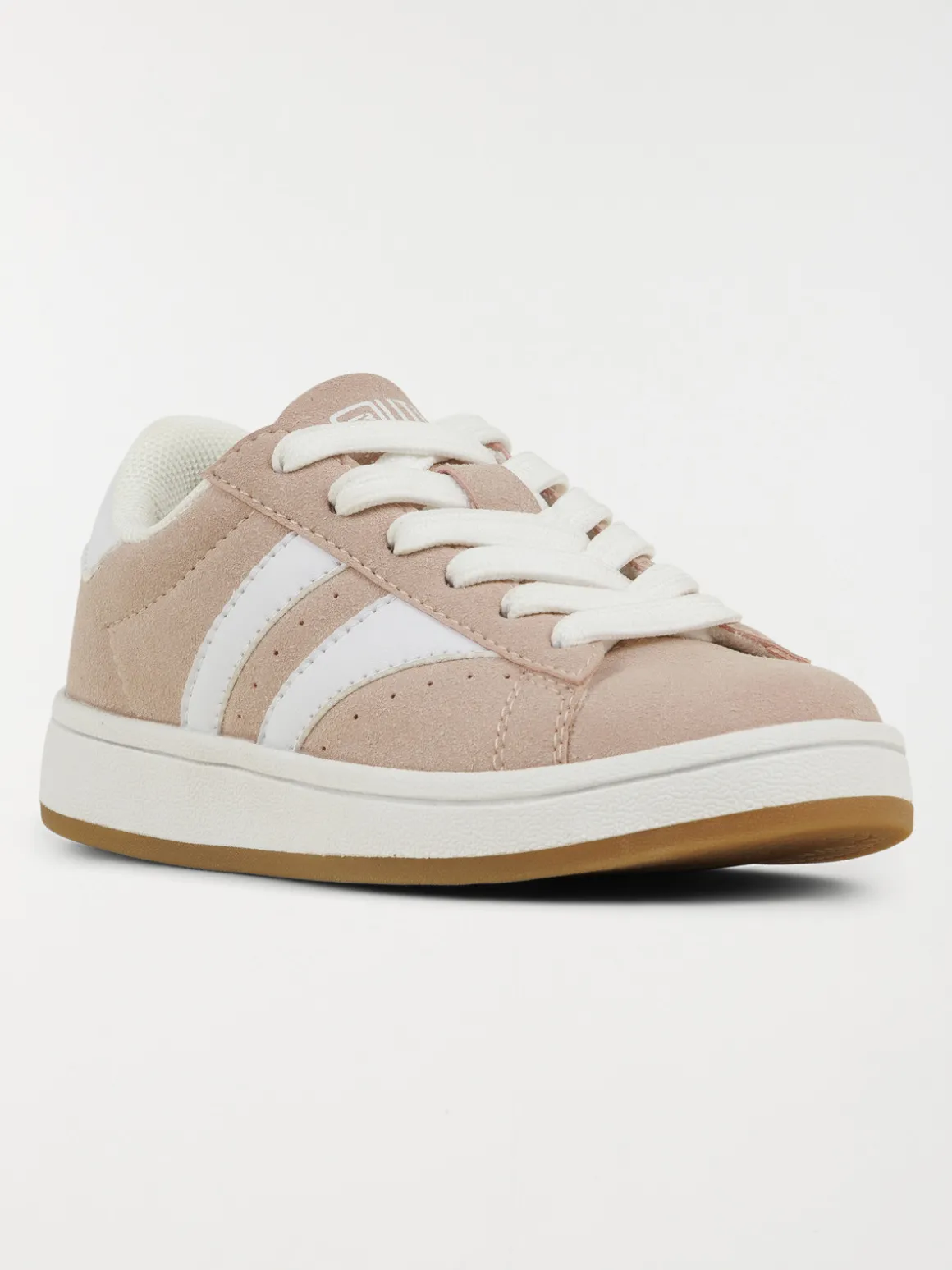 Baskets roses à lacets fille (31-36)