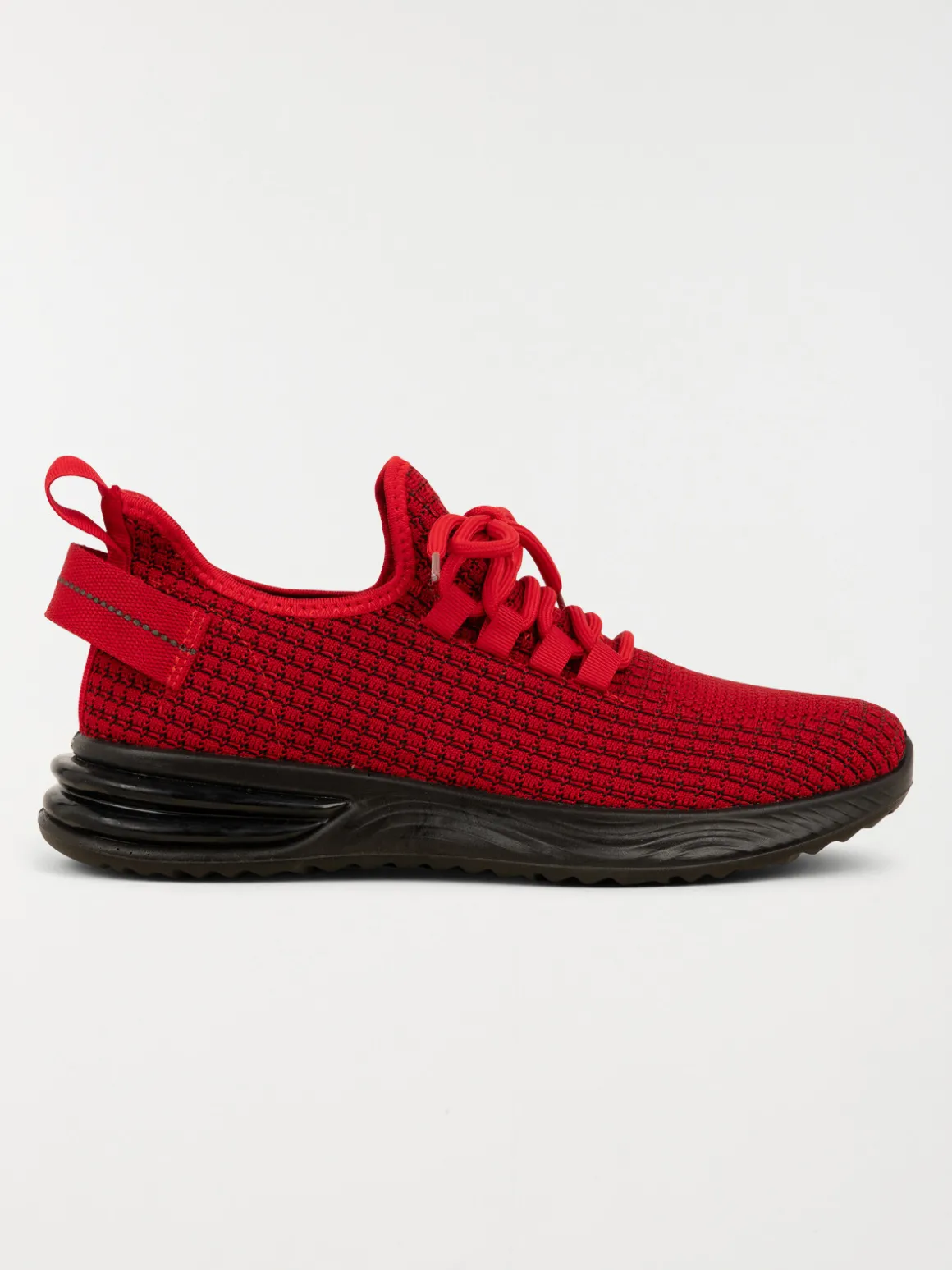 Baskets rouges à lacets homme (40-46)