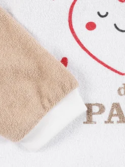 Bavoir petite coeur de bébé papa