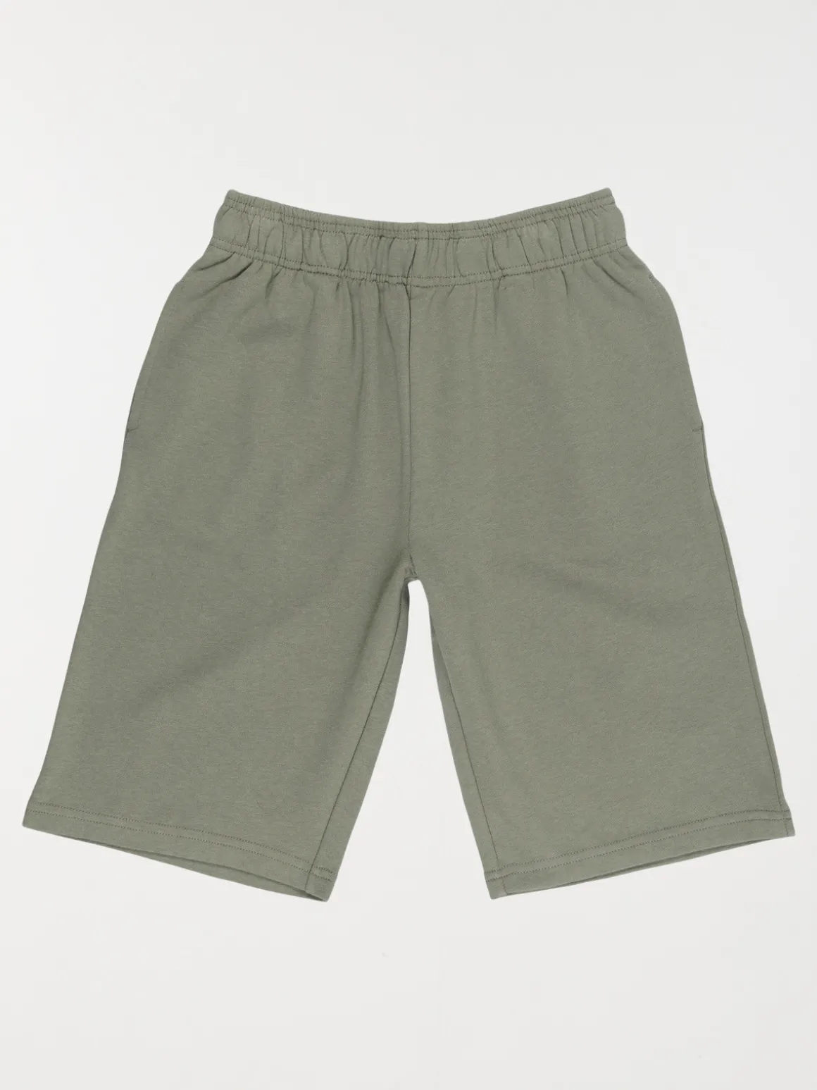 Bermuda basique vert army garçon (XXS-M)