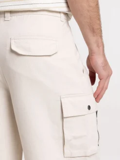 Bermuda cargo beige clair homme