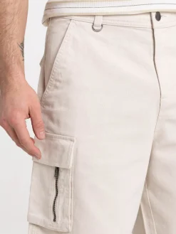Bermuda cargo beige clair homme