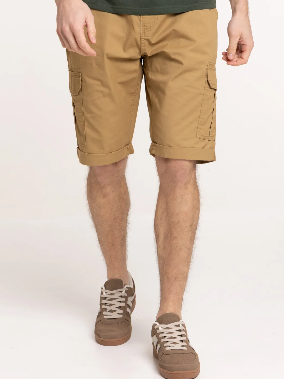 Bermuda cargo coloris antic bronze homme