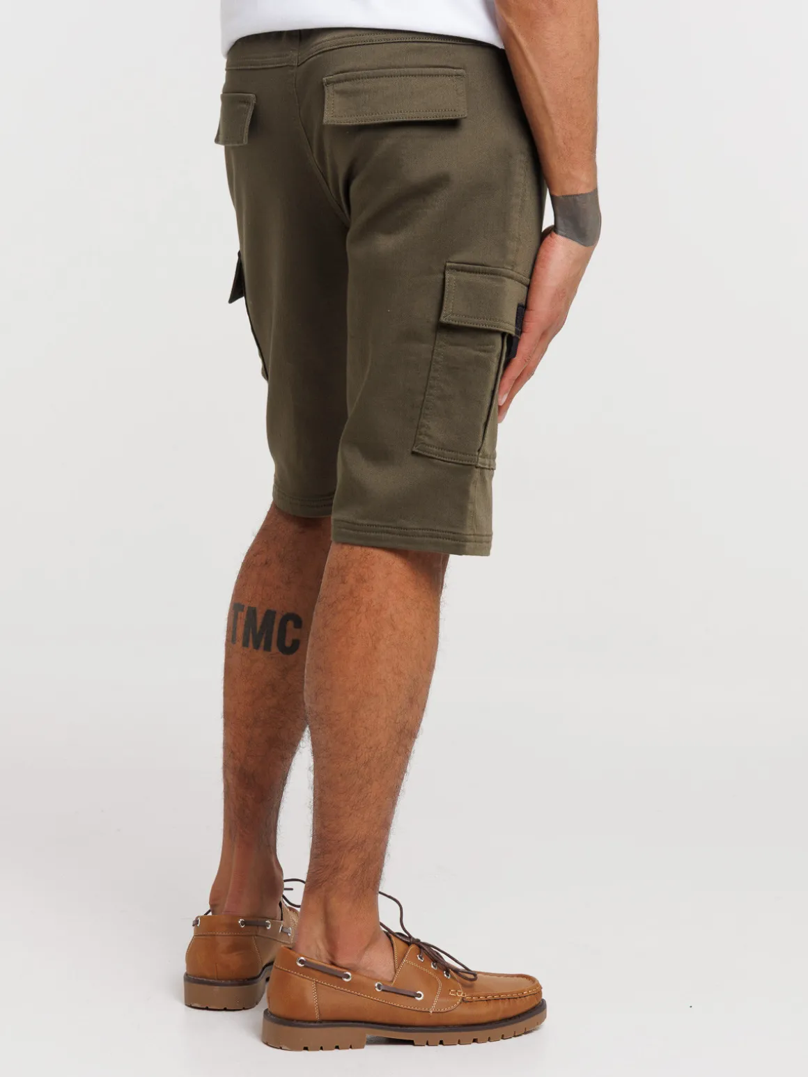 Bermuda cargo kaki homme