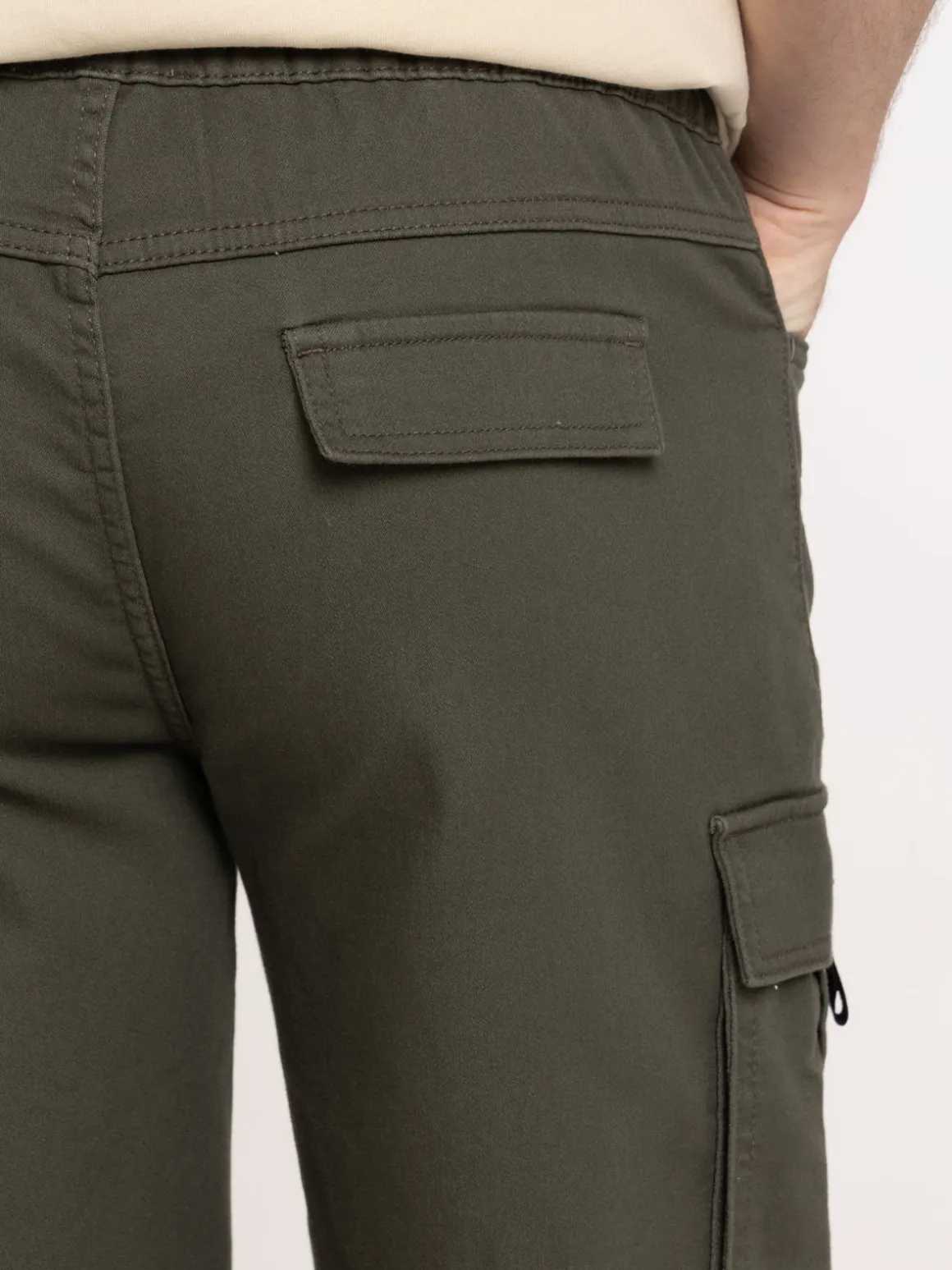 Bermuda cargo kaki quite homme