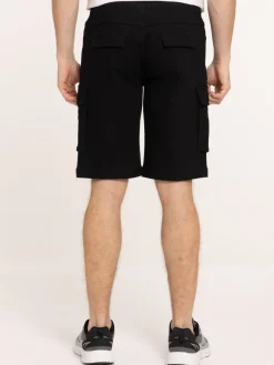 Bermuda cargo noir homme