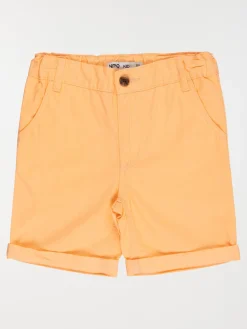 Bermuda chino corail garçon (3-8A)