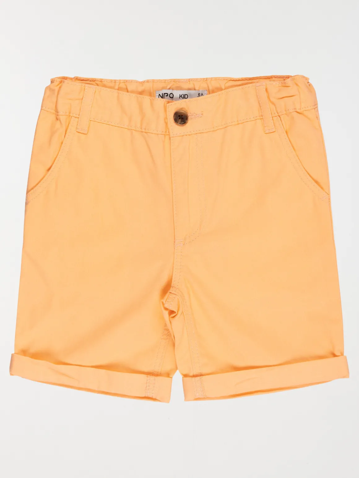 Bermuda chino corail garçon (3-8A)