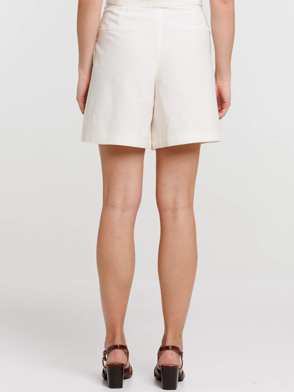 Bermuda cérémonie taille haute femme