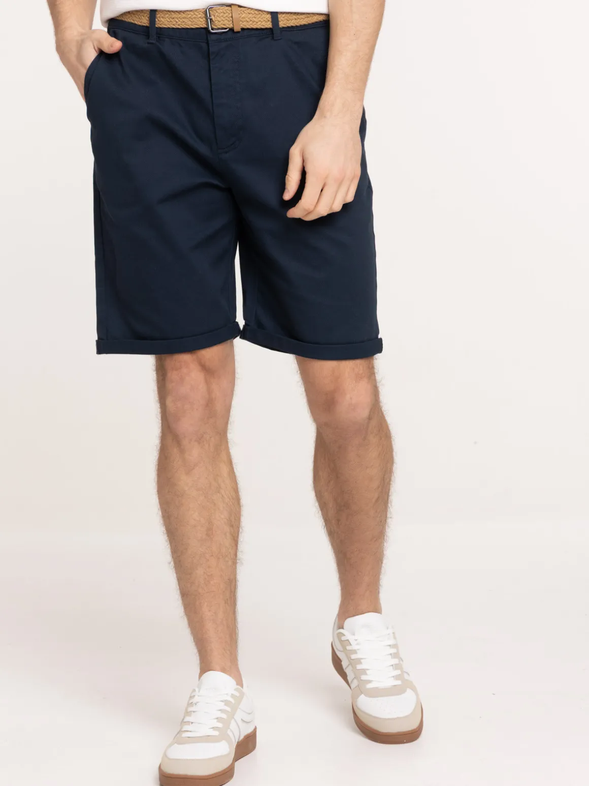 Bermuda horizon avec ceinture homme