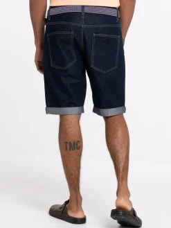 Bermuda jean brut coupe regular homme