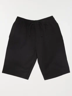 Bermuda molleton noir garçon (XXS-M)